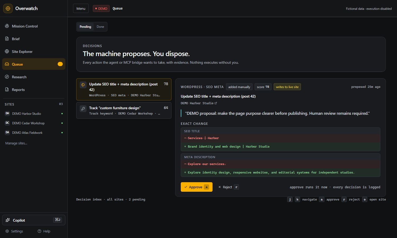 Overwatch project preview