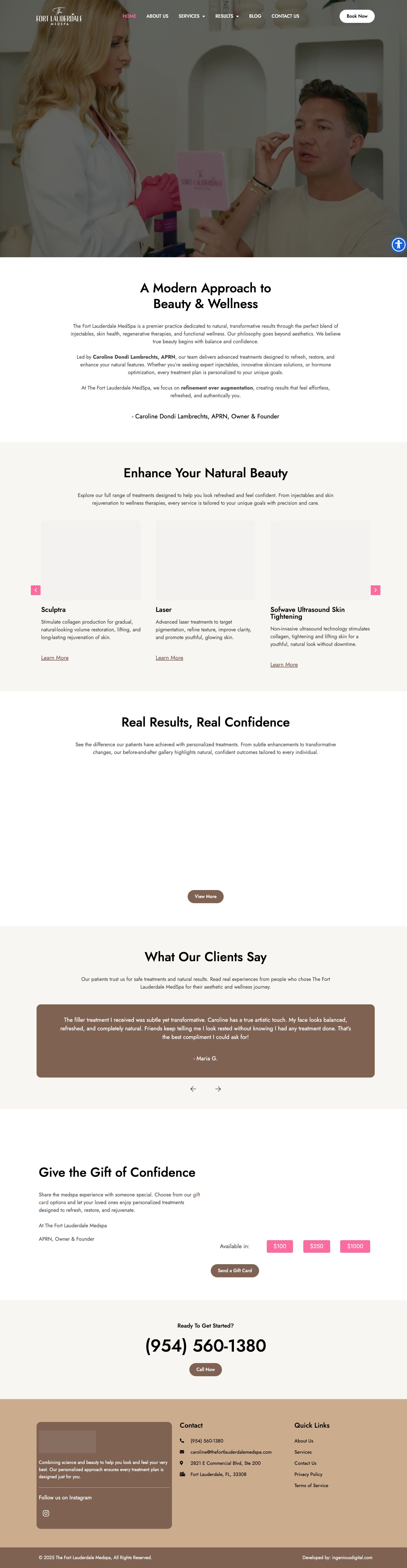 The Fort Lauderdale MedSpa — live site